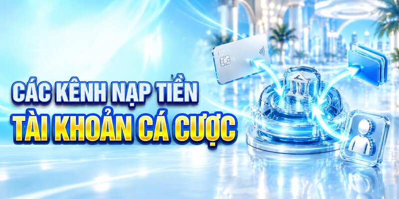 Các kênh nạp tiền tài khoản cá cược 