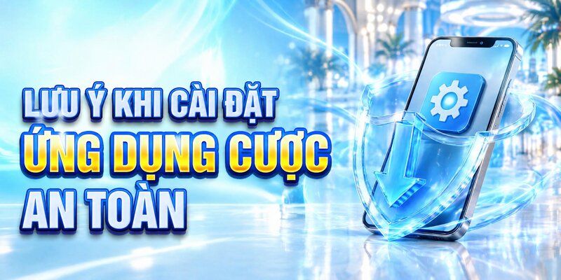 Lưu ý khi cài đặt ứng dụng cược an toàn 