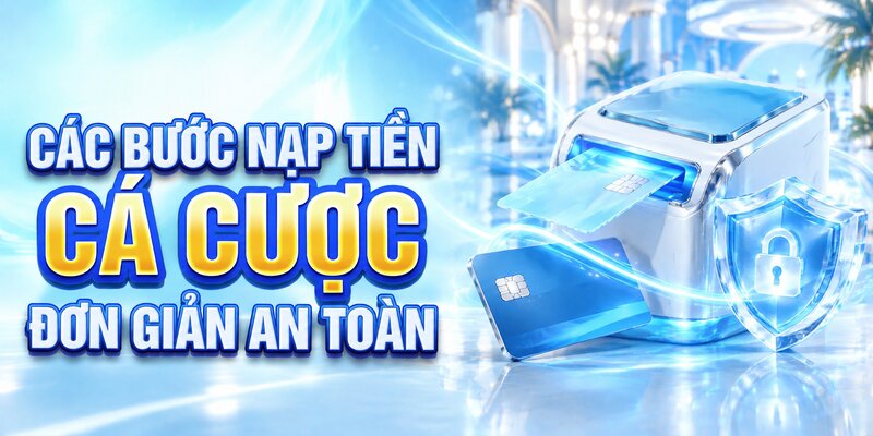 Các bước nạp tiền cá cược đơn giản an toàn