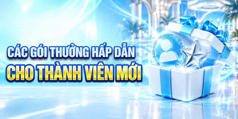 Các gói thưởng hấp dẫn cho thành viên mới