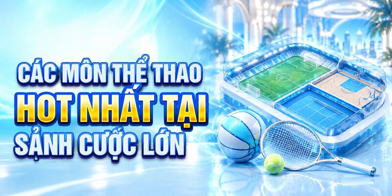 Các môn thể thao hot nhất tại sảnh cược lớn