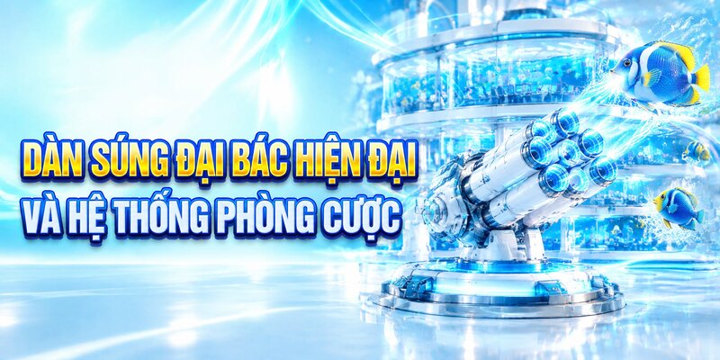 Dàn súng đại bác hiện đại và hệ thống phòng cược