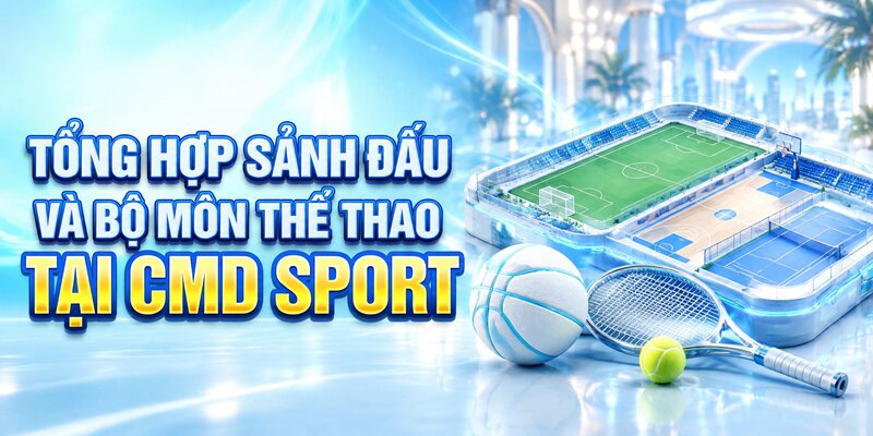 Tổng hợp sảnh đấu và bộ môn thể thao tại CMD Sport 